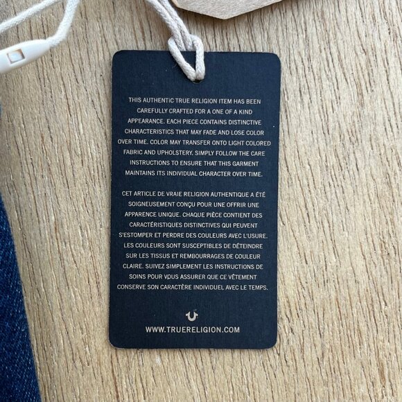 TRUE RELIGION BECCA TWISTED SEAM BOOTCUT Women’s Mid Rise Jeans sz 28 NWT - Picture 12 of 16